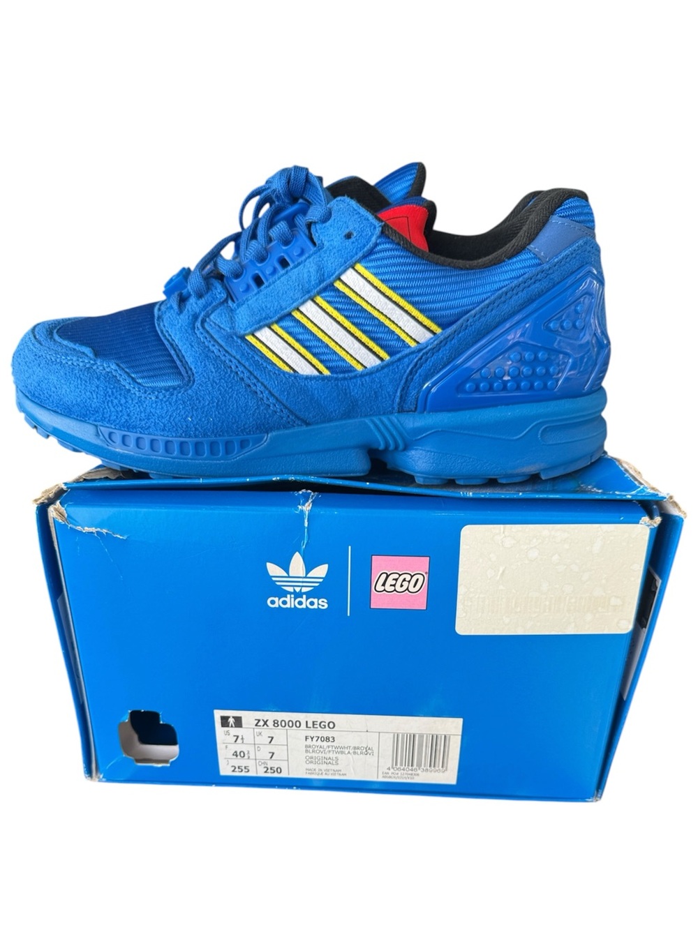 adidas‎ ZX 8000 LEGO Blue Athletic Shoes